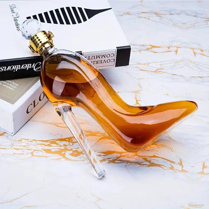 Decantador de Vino y Whisky Vidrio Zapato - Zenithi Hogar
