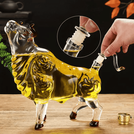 Decantador de Vino y Whisky de Vidrio Toro - Zenithi Hogar