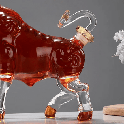 Decantador de Vino y Whisky de Vidrio Toro - Zenithi Hogar