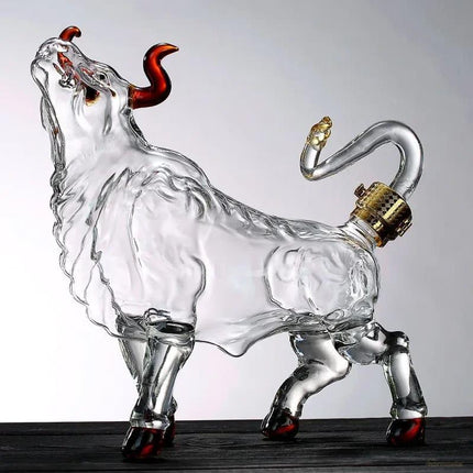 Decantador de Vino y Whisky de Vidrio Toro - Zenithi Hogar