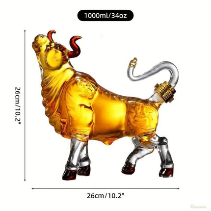 Decantador de Vino y Whisky de Vidrio Toro - Zenithi Hogar