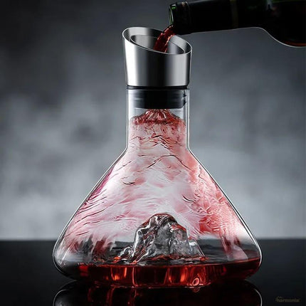Decantador de Vino Vidrio Iceberg Aerador Home Bar - Zenithi Hogar