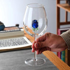 Copa Vino Rosa Azul 550ml