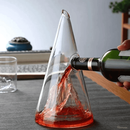 Decantador de Vino y Whisky Vidrio Pirámide - Zenithi Hogar