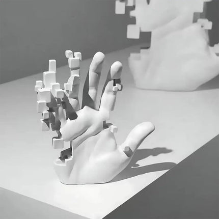 Escultura Decorativa Abstracta Mano Estatua