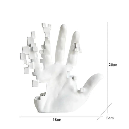 Escultura Decorativa Abstracta Mano Estatua