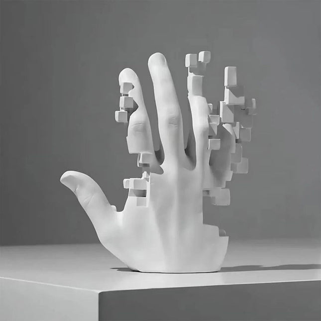 Escultura Decorativa Abstracta Mano Estatua