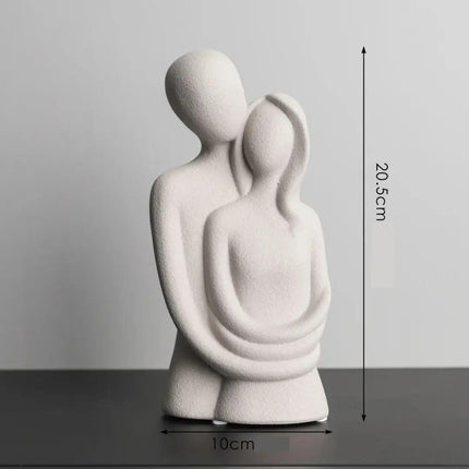 Escultura Decorativa Pareja Enamorada Estátua