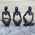 3 piezas negras