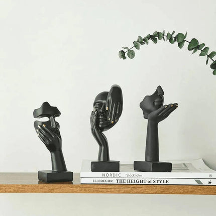 Escultura Decorativa Rostro de Personaje