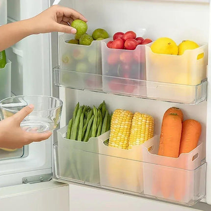 Kit 4 Organizadores de Nevera - Pote Organizador para Cocina 
