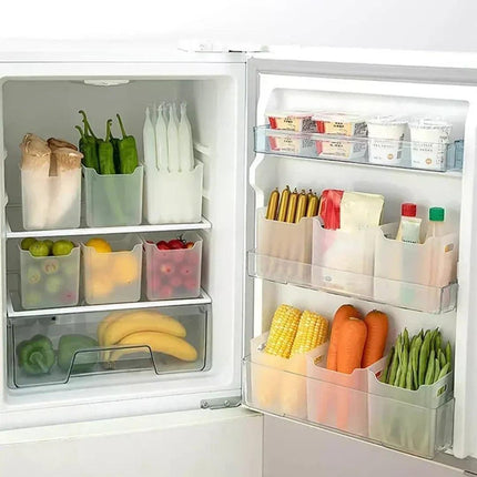 Kit 4 Organizadores de Nevera - Pote Organizador para Cocina 