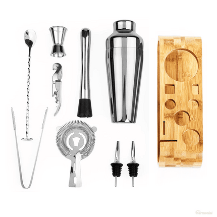 Kit Coctelera de Acero Inoxidable Bebidas Cócteles - Zenithi Hogar