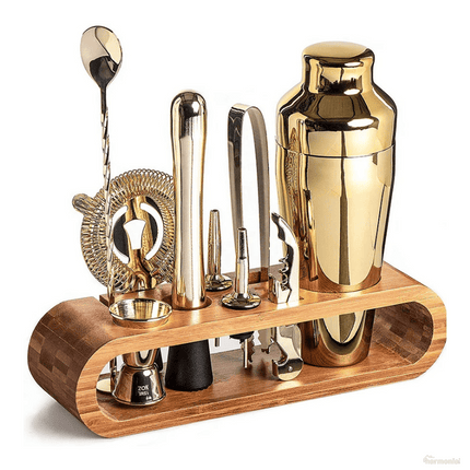 Kit Coctelera de Acero Inoxidable Bebidas Cócteles - Zenithi Hogar