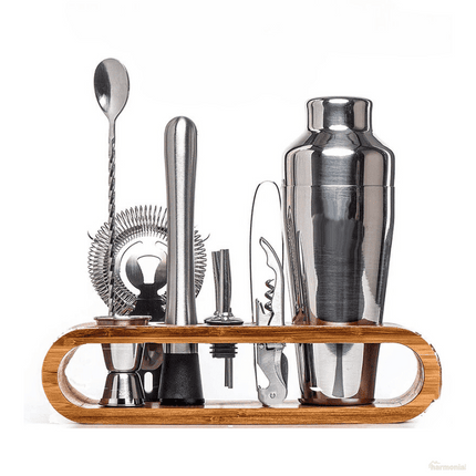 Kit Coctelera de Acero Inoxidable Bebidas Cócteles - Zenithi Hogar