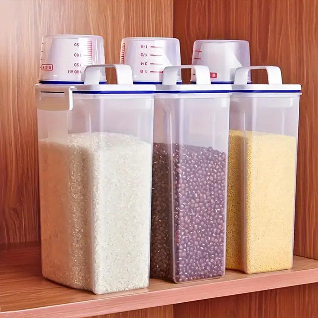 Kit de 3 Ollas Herméticas para Almacenamiento