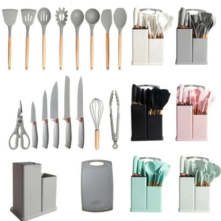 Kit de Cocina 19 Piezas de Silicona Premium 