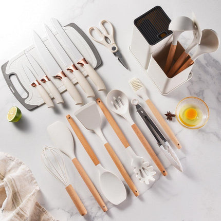 Kit de Cocina 19 Piezas de Silicona Premium 