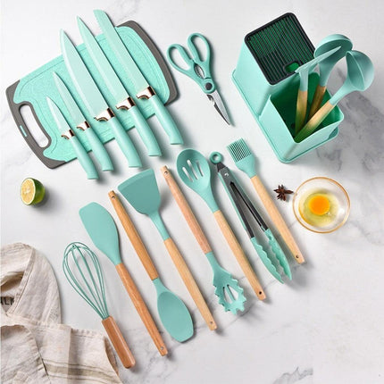 Kit de Cocina 19 Piezas de Silicona Premium 