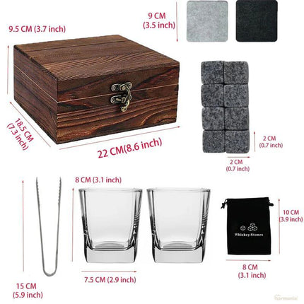 Kit Copas Cubo Whisky de Hielo Pinza -Zenithi Hogar