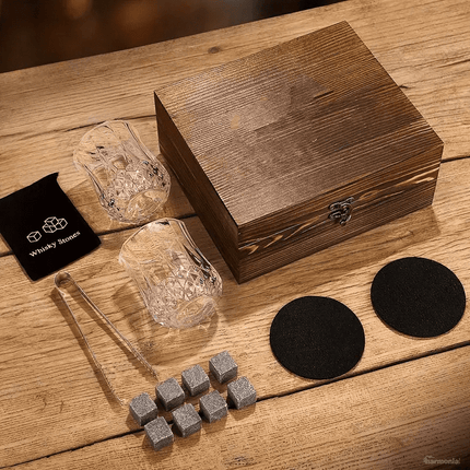 Kit Copas Cubo Whisky de Hielo Pinza -Zenithi Hogar