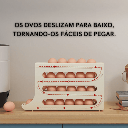 Organizador de Nevera Porta Huevos 