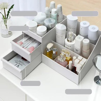 Organizador de Maquillaje y Cosméticos Grandes con Cajones