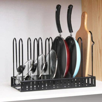 Organizador de Ollas y Tapas para Cocina Armario