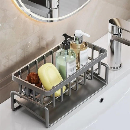 Porta Detergente y Esponja para Fregadero de Cocina 