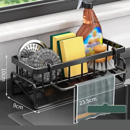Porta Detergente y Esponja para Fregadero de Cocina 