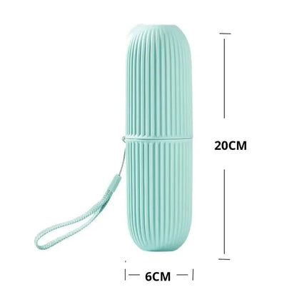 Porta Cepillo de Dientes con Tapa para Viaje