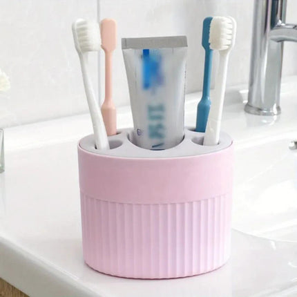 Porta Cepillo de Dientes para Baño y Pasta Elegante