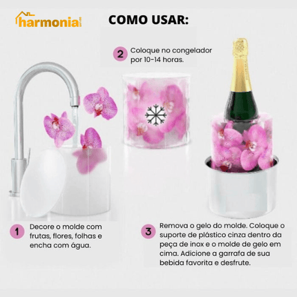 Portabotellas de Bebidas | Molde de Hielo Innovador – Enfríe con Estilo