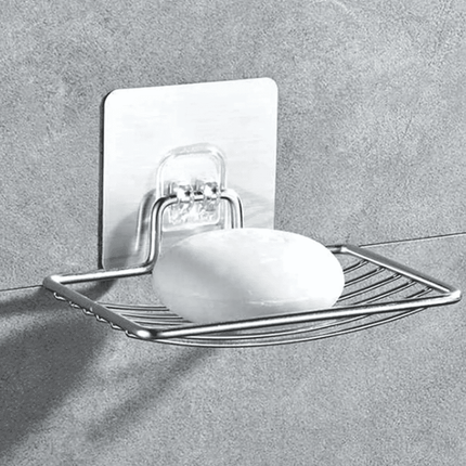 Jabonera para Baño de Pared en Acero Inoxidable