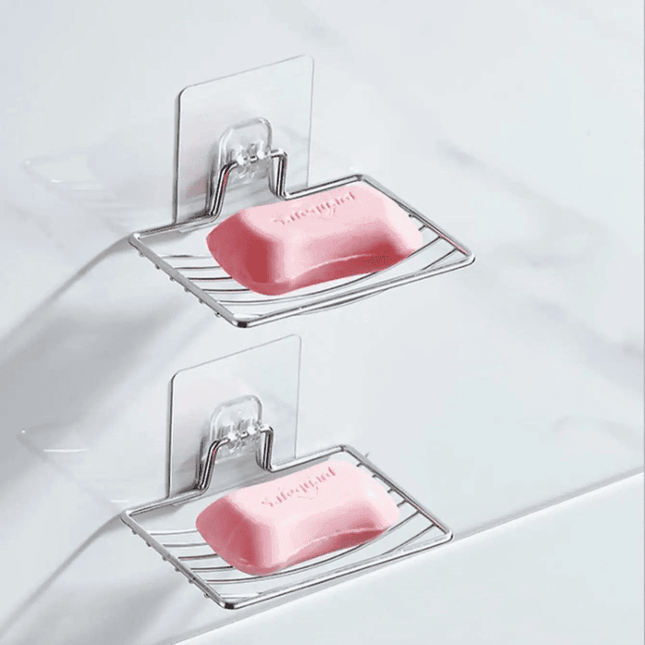 Jabonera para Baño de Pared en Acero Inoxidable