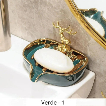 Jabonera para Baño Fregadero de Cerámica