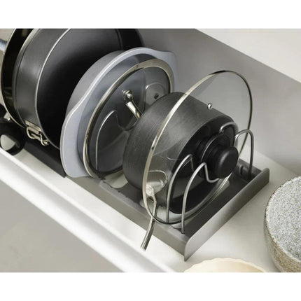 Porta Organizador de Tapas y Sartenes de Cocina - Multiusos 