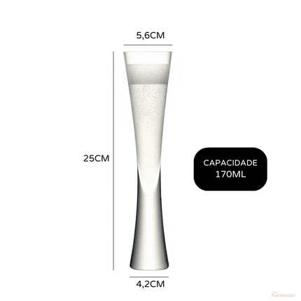 Copa de Champagne Cristal Espumante - Zenithi Hogar
