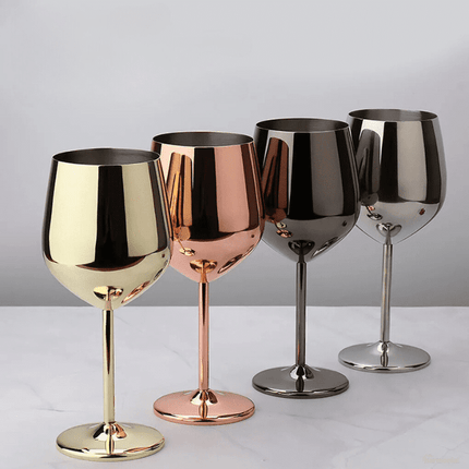 Copa de Vino Colorida Inox Irruptible - Zenithi Hogar