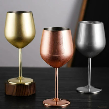 Copa de Vino Colorida Inox Irruptible - Zenithi Hogar