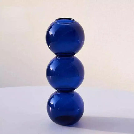 Vaso Decorativo de Vidrio Nórdico para Decoración Sala/Dormitorio