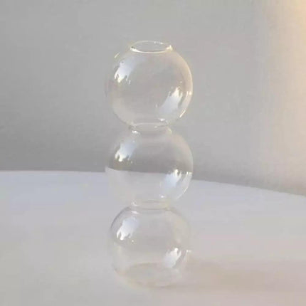 Vaso Decorativo de Vidrio Nórdico para Decoración Sala/Dormitorio