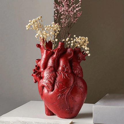 Vaso Decorativo para Sala de Ceramica Corazón